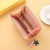 New Long Women Wallet With Heart-Shaped Korean Style Tassel Embroidery Card Holder For Women