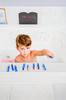 Kitpas Nippon Rikagaku Kitpas Four Bath Storage Net Blue Set, Sponge, FBNS-BU