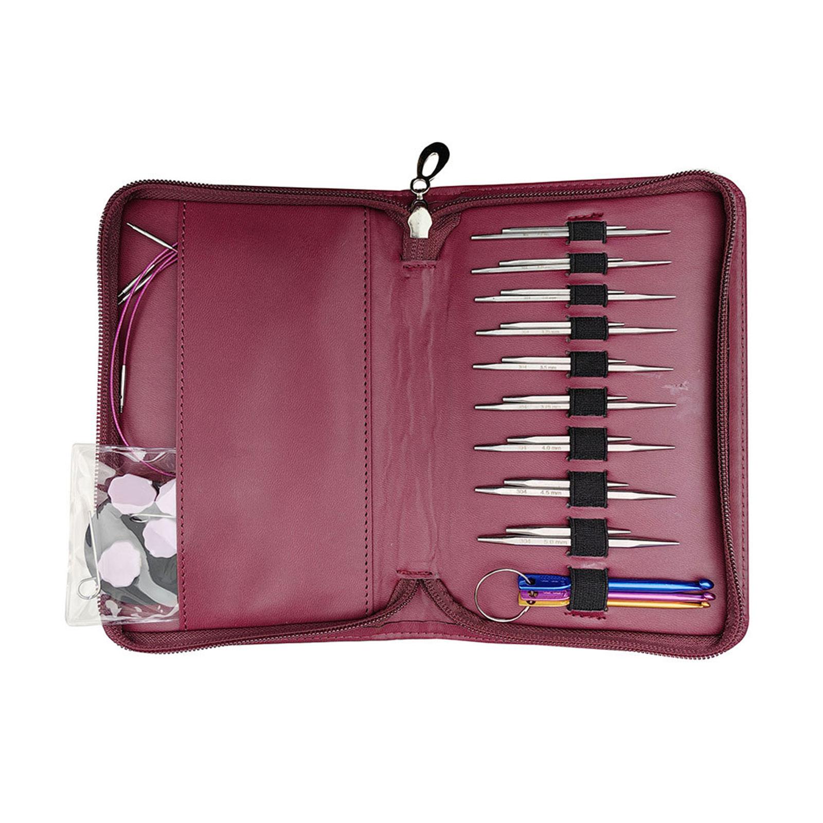 

Многофункциональный набор круговых спиц Сменные крючки Спицы из нержавеющей стали B