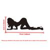 Car Sticker Sexy Woman Silhouette Car Decal Set Sexy Woman Silhouette Design Sticker for Car Body, Window & Auto Accessories