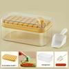 1set-Ice Cube Trays - Free Plastic Trays with Lid,Bin&Scoop-High Capacity,Stackable&Easy Release for Freezer,Whiskey & Cocktails
