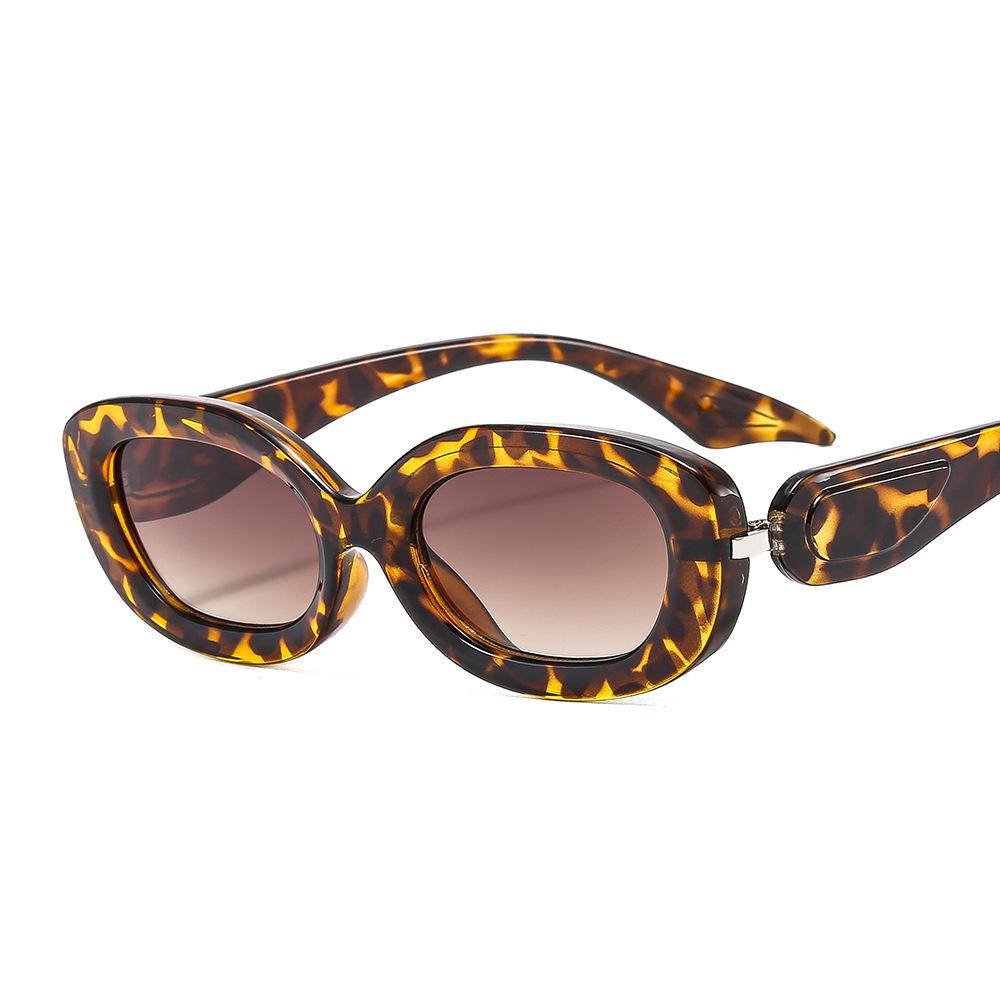 New Hot Sale Fashion Trend Hip-Hop Style Color Small Frame Cat Eye Sunglasses for Men and Women
