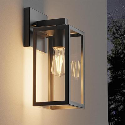 LED Square Minimalist Indoor/Outdoor Wall Light for Hotel Courtyard and Aisle