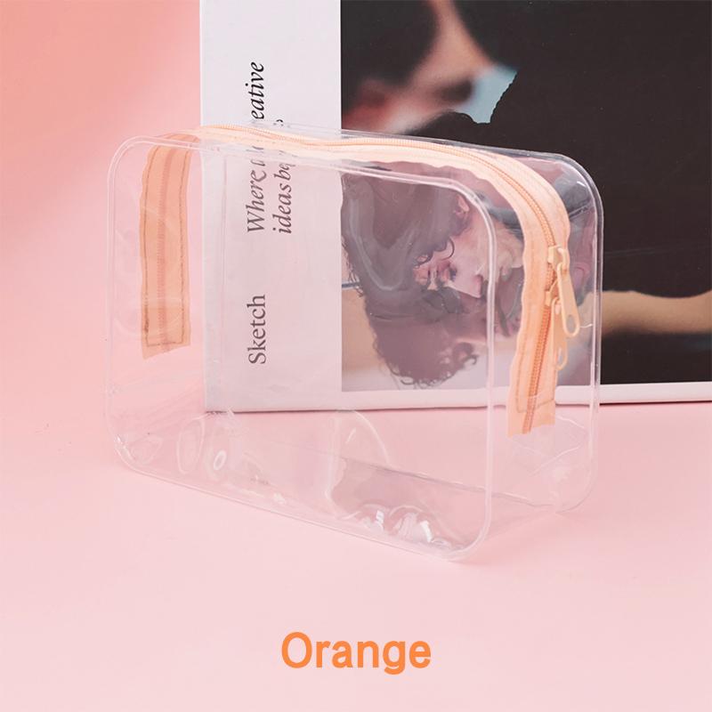 

1 шт. Дорожный органайзер Сумка для хранения туалетных принадлежностей для ванной Прозрачная молния Прозрачные косметички Косметичка женская