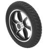 Wheelchair Wheel 10in PU Low Noise Walker Caster Tire Replacement for Rollator Trolley
