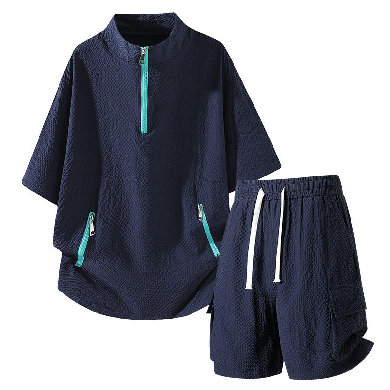 Suit Casual Sports Men's Short-sleeved Shorts Men's Outfit Complete Set