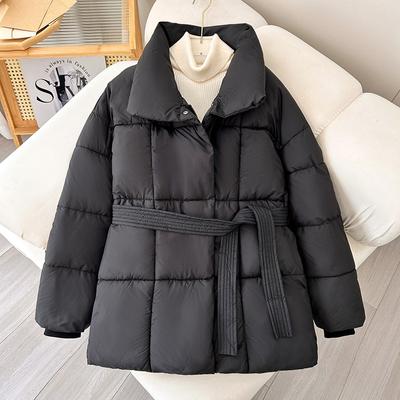 Women's Cotton Jacket Winter Mid-length Loose Cotton Jacket