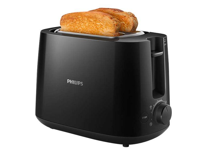 Philips Hd2581/90 Daily Collection Toaster, Black