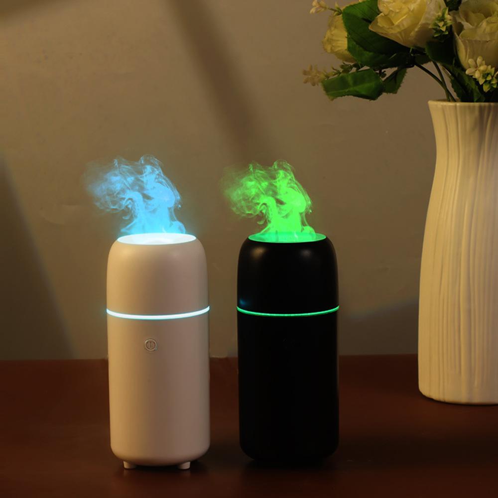 Flame Lamp Aromatherapy Diffuser Usb Air Humidifier For Home Car Mini Essential Oil Diffuser Ultrasonic Cool Mist Maker Fogger