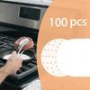 100 Pcs Perforated Bamboo Steamer Liners, Dumpling Steam Paper, 10 Inch Round Anti-Stick Steamer Paper for Bamboo Steamer, Metal Steamer (White)