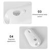 Automatic UV Sterilization Toilet Lid Sanitizer Motion Sensor Activated Toilet Night Light  Travel