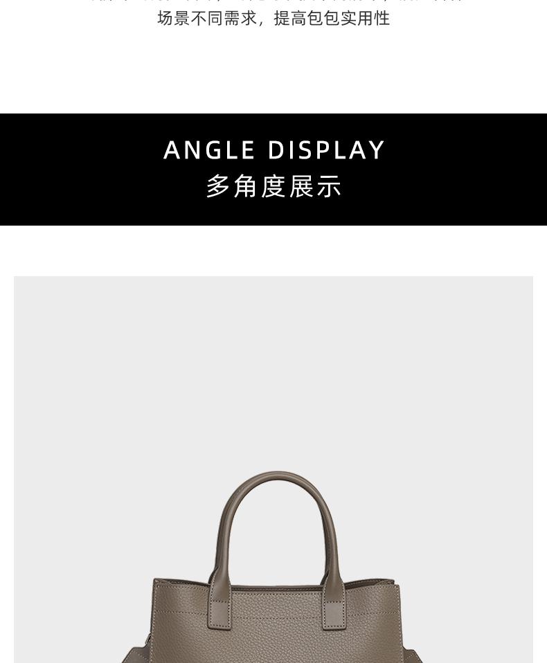 Women's Handbag, Crossbody Bag, High-End Leather Commuting Shoulder Bag