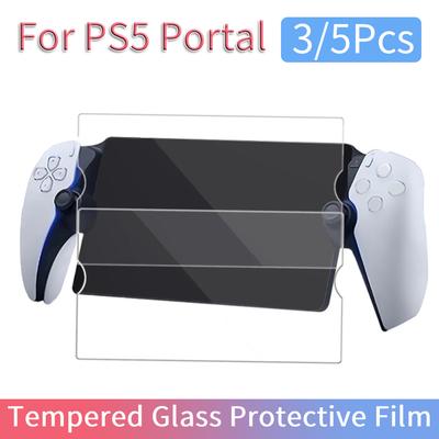 3/5Pcs Tempered Glass Protective Film 9H Hardness Round Edge 0.33mm Ultra Clear Anti-Scratch Protector for PlayStation 5 Portal