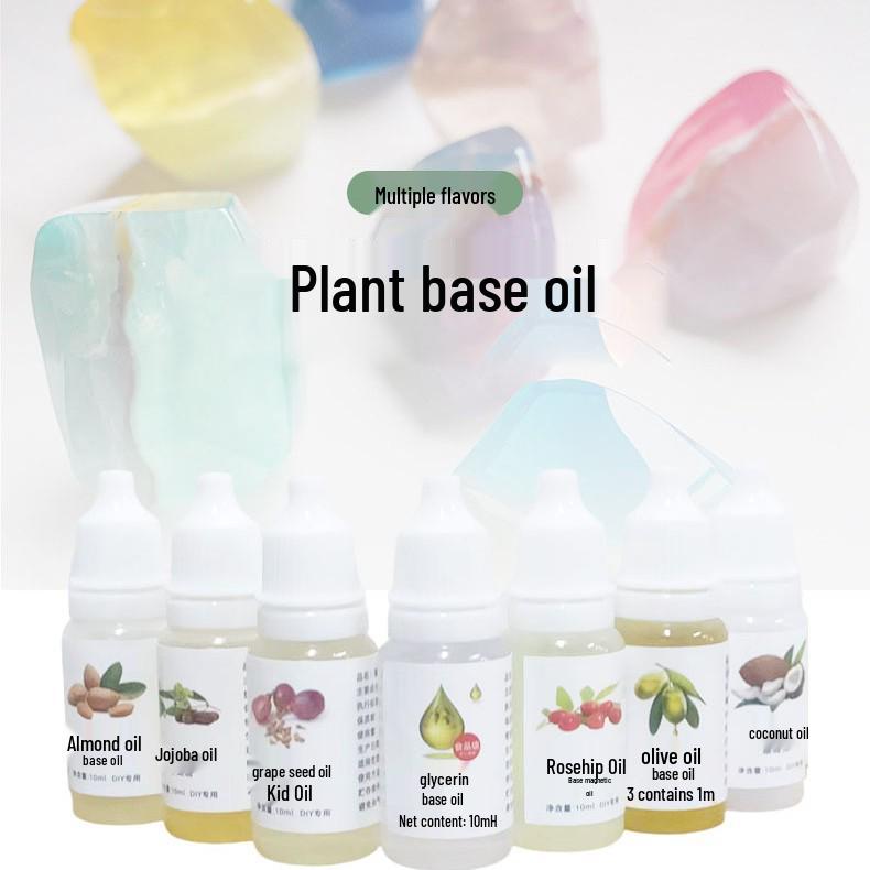 10ML Handmade Soap DIY Kit: Rose, Coconut, Glycerin & Plant-Based Oils - Crystal Mud Moisturizer for Kids