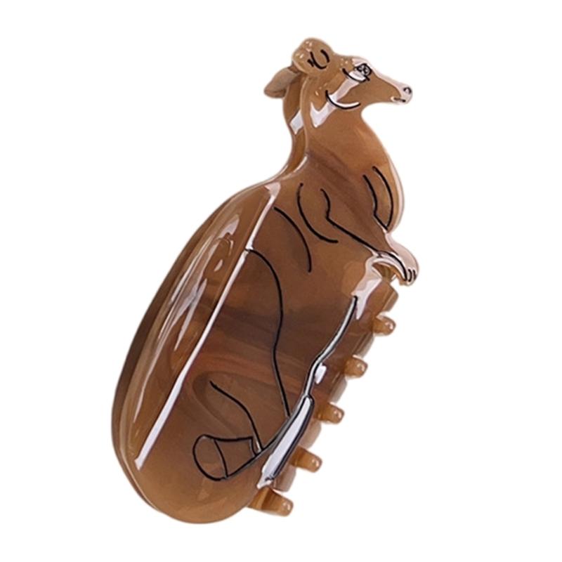 Уникальная большая заколка-коготь для волос на День святого Валентина, держатель для хвоста, заколки, украшение для волос, аксессуары для волос