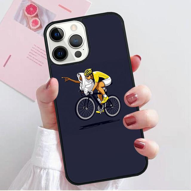 Hipster Bike Bicycle Phone Case Cover For iPhone 17 Air 16e 15 14 13 12 Pro Max 11 Pro Max Plus Coque Shell