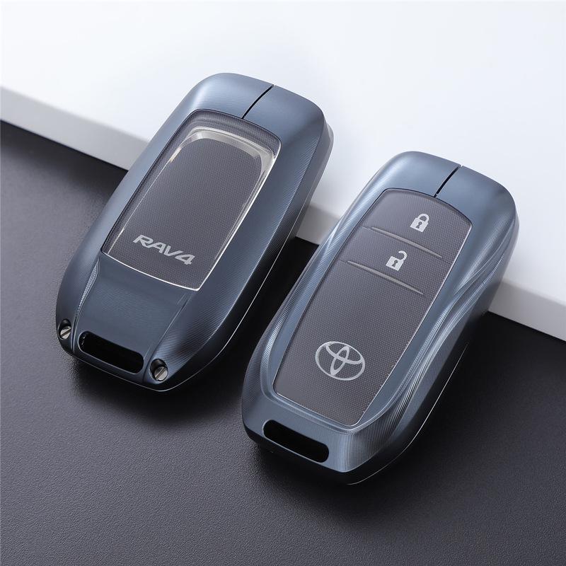 Toyota Key Case for Corolla, Camry, Avalon - Protective Metal Buckle Cover