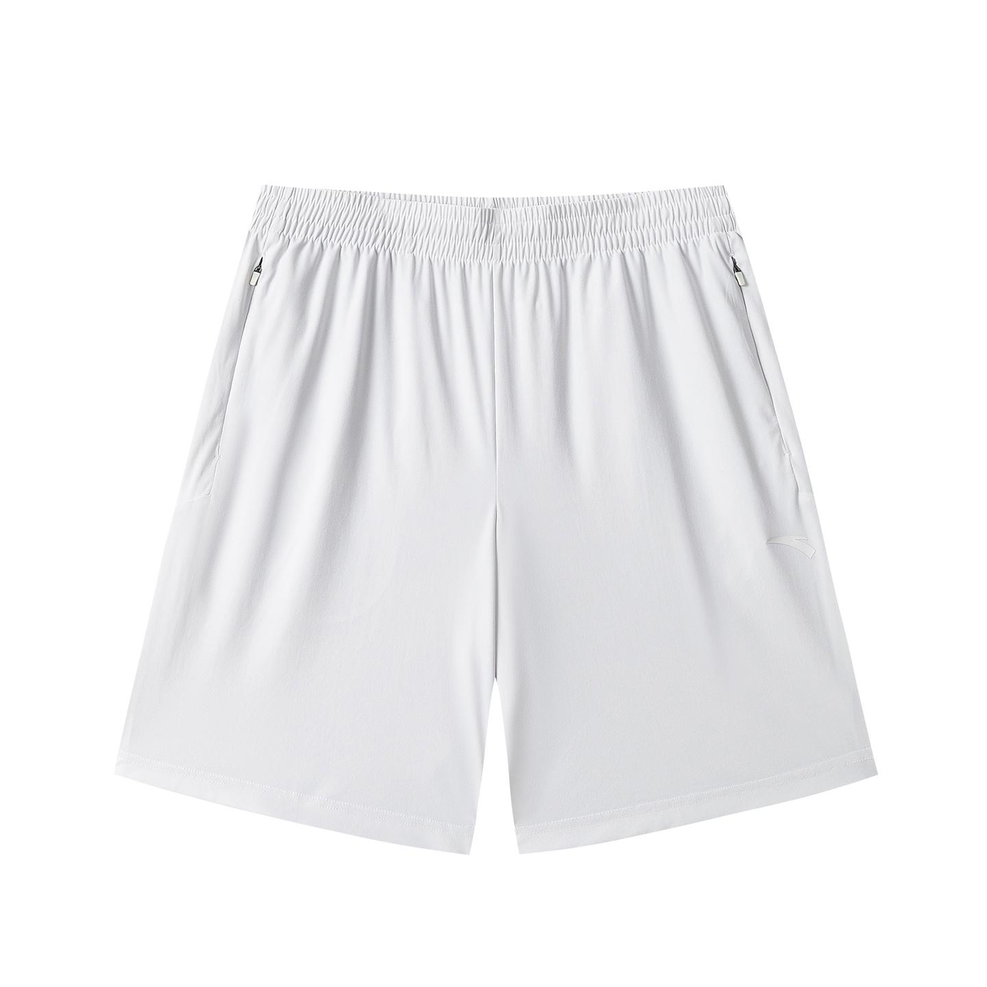 Anta Training Series Mens Knitted Five-Point Shorts Summer 2026 Casual Shorts Men shorts Sand-Gray 952627301-1 S