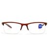 New Fashion Half Frame Reading Glasses Men Trendy Correction Eyewear Women Anti Blue Light Prescription Eyeglass +1.0 +1.5 +2.0