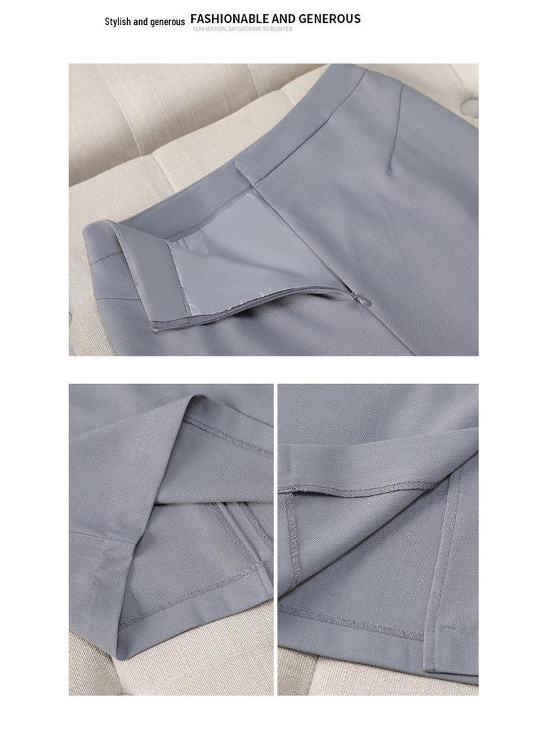 Zihong Women's High-End Autumn/Winter Professional Suit Set - Elegant Formal Skirt for Interviews and Beauty Salons