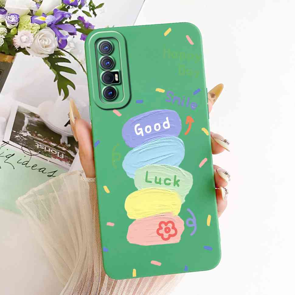 For Oppo Reno3 Pro 5G PCRM00 Case Cute Cartoon Cat Rabbit Silicone Back Cover For Reno 3 Pro PCRT00 CPH2009 Phone Cases Capa