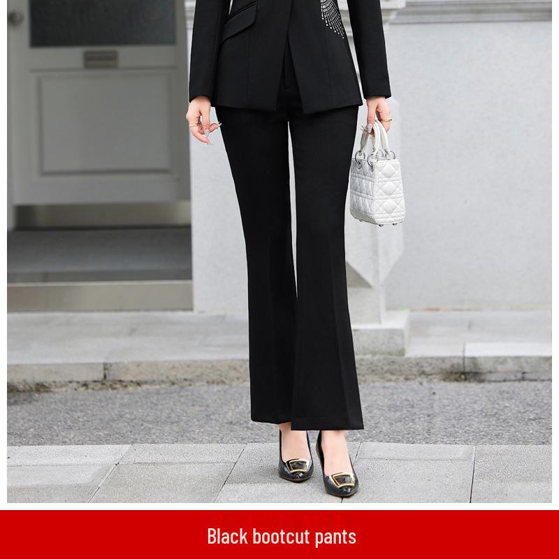 

Autumn 2024 Women s Rhinestone Medium Sleeve Suit Set XL