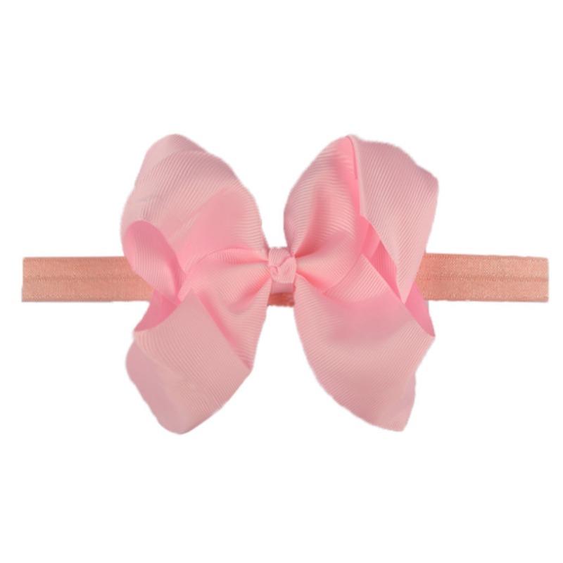 New Children's Headband, Fashionable Baby Hair Accessories, Dovetail Bow Headband, Solid Color Seamless Elastic Belt.