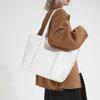 Borsa Tote in Ecopelle Borchiata Borsa a Spalla Oversize da Donna con Design Elegante Grande Capacità Borsa con Borchie