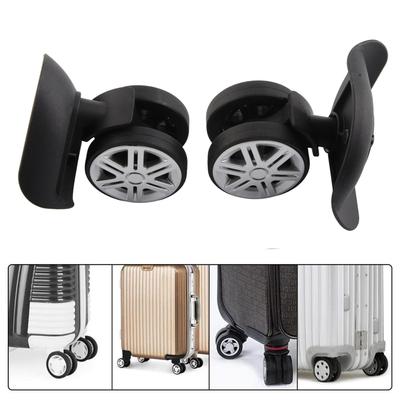 1 Pair Luggage Replacement Wheels Mute Swivel Suitcase Luggage Caster Wheels Repair Parts