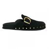 Threadbare Womens/Ladies Urbania Suede Flat Mules