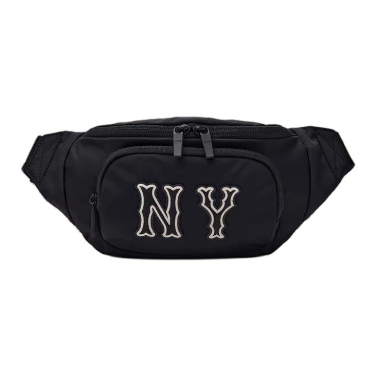 New MLB Polyamide Fanny Pack Regular Unisex Black 3AHSM054N-50BKS