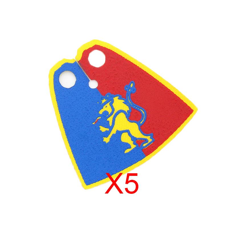 Medieval Knights Figures Accessories Building Blocks Officer Cloak Helmet Cape Armor Shield Black Eagle Red Lion Toys MOC Bricks