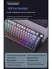 Echte mechanische GK75-Tastatur mit drei Modi: Bunte Hintergrundbeleuchtung, Blauer Schalter, Hot-Swappable, Gaming-Drehregler