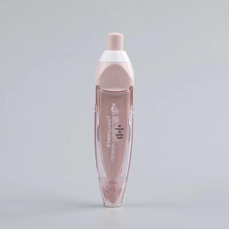 Press-to-Replace Long-Tip Correction Tape: Large Capacity, Stylish Japanese-Style White-Out Tape for Students