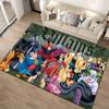 1PC The Sea Witch Printed Carpet Rugs For Living Room Bedroom Bedside Bathroom Floor Mat Kids Room Non-slip for Sofa Doormat