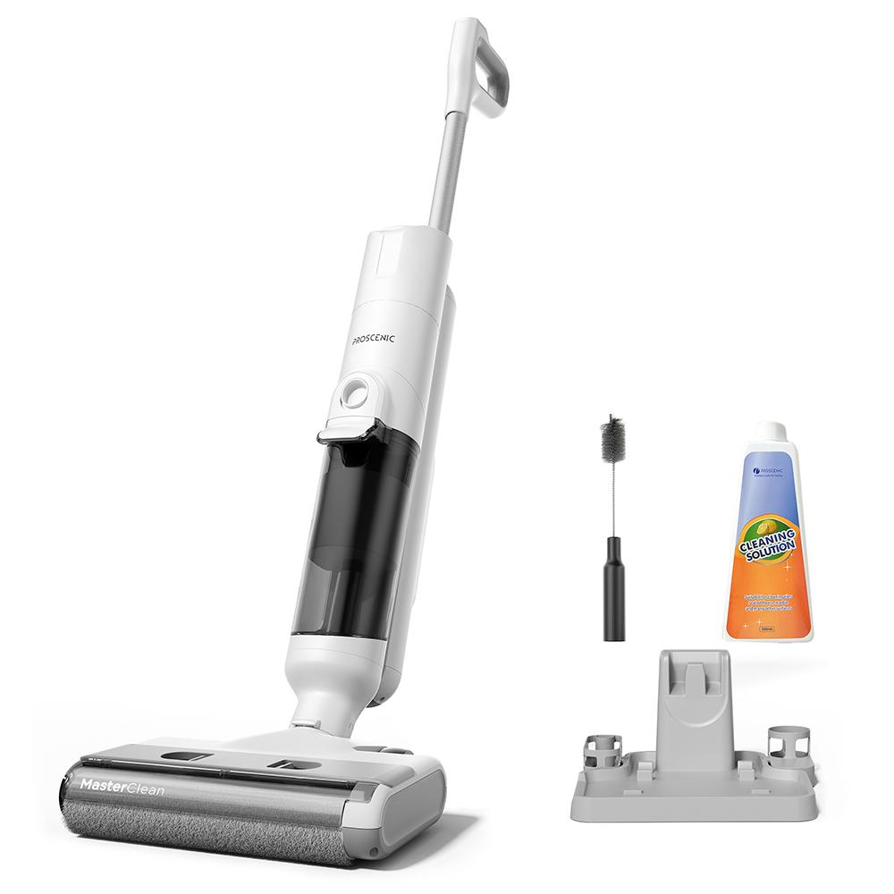 Refurbished:  Proscenic F10 Pro Cordless Vacuum and Mop, 30min Runtime, Self-Cleaning, LED Screen, All-Around Edge Cleaning