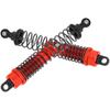 Adjustable 110mm Shock Absorber Damper Full Metal Spring Damper Fit for Traxxas Slash 2WDRed