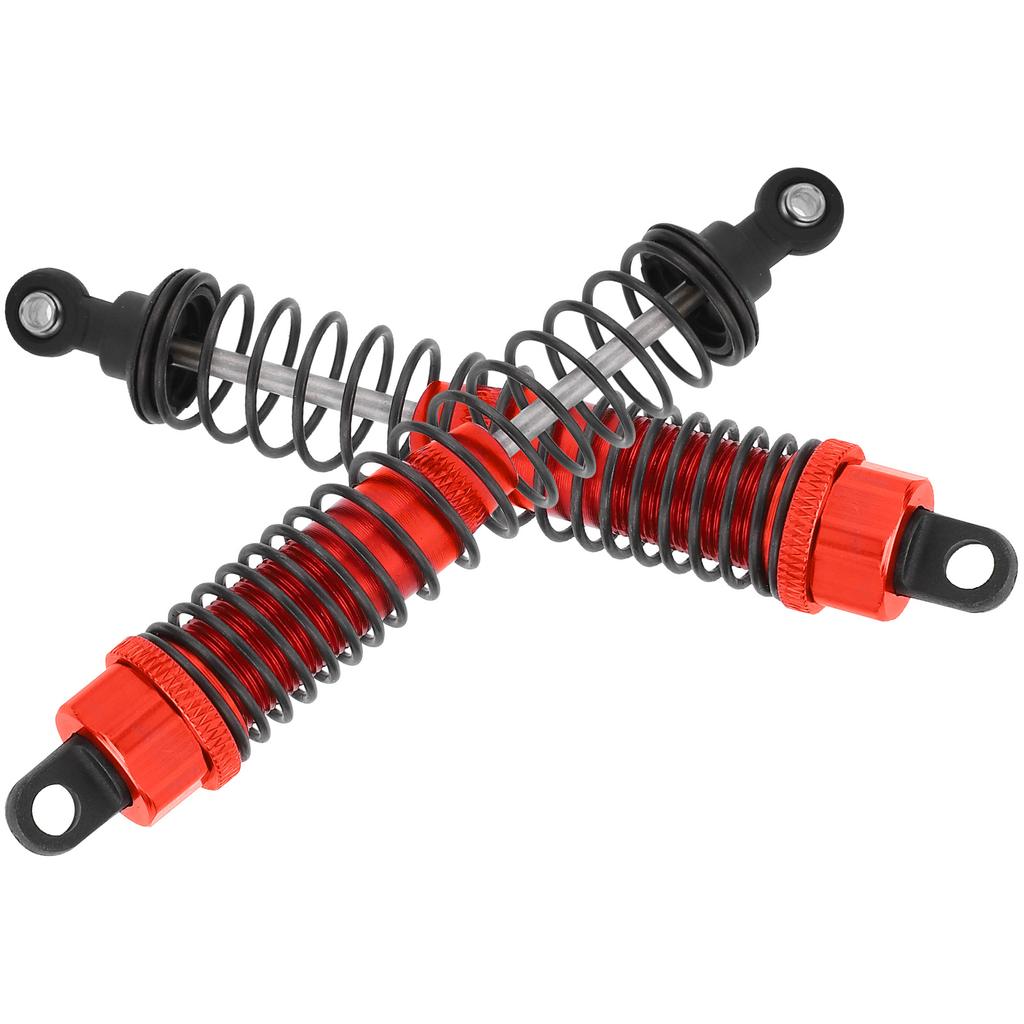 Adjustable 110mm Shock Absorber Damper Full Metal Spring Damper Fit for Traxxas Slash 2WDRed