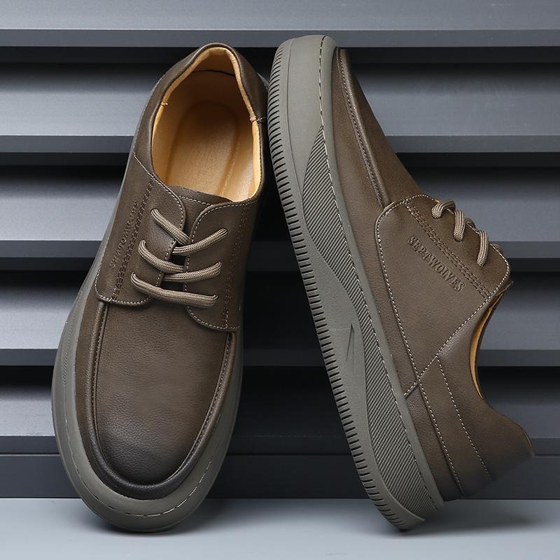 Casual Business Men's Board Shoes Comfortable and Thick Bottom Design Style Outdoor Formal Party Daily Quality Office Shoes Hot