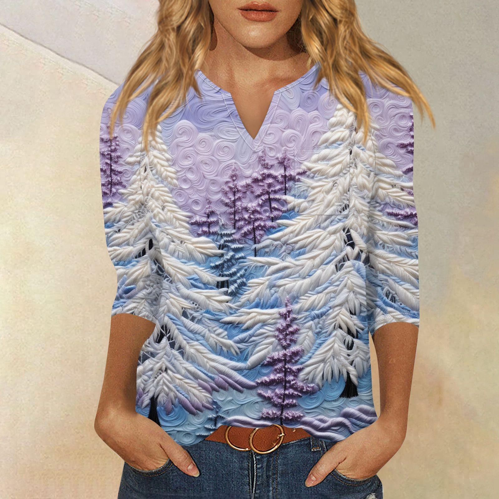 Женская рубашка с рукавом семь дюймов — фото 5