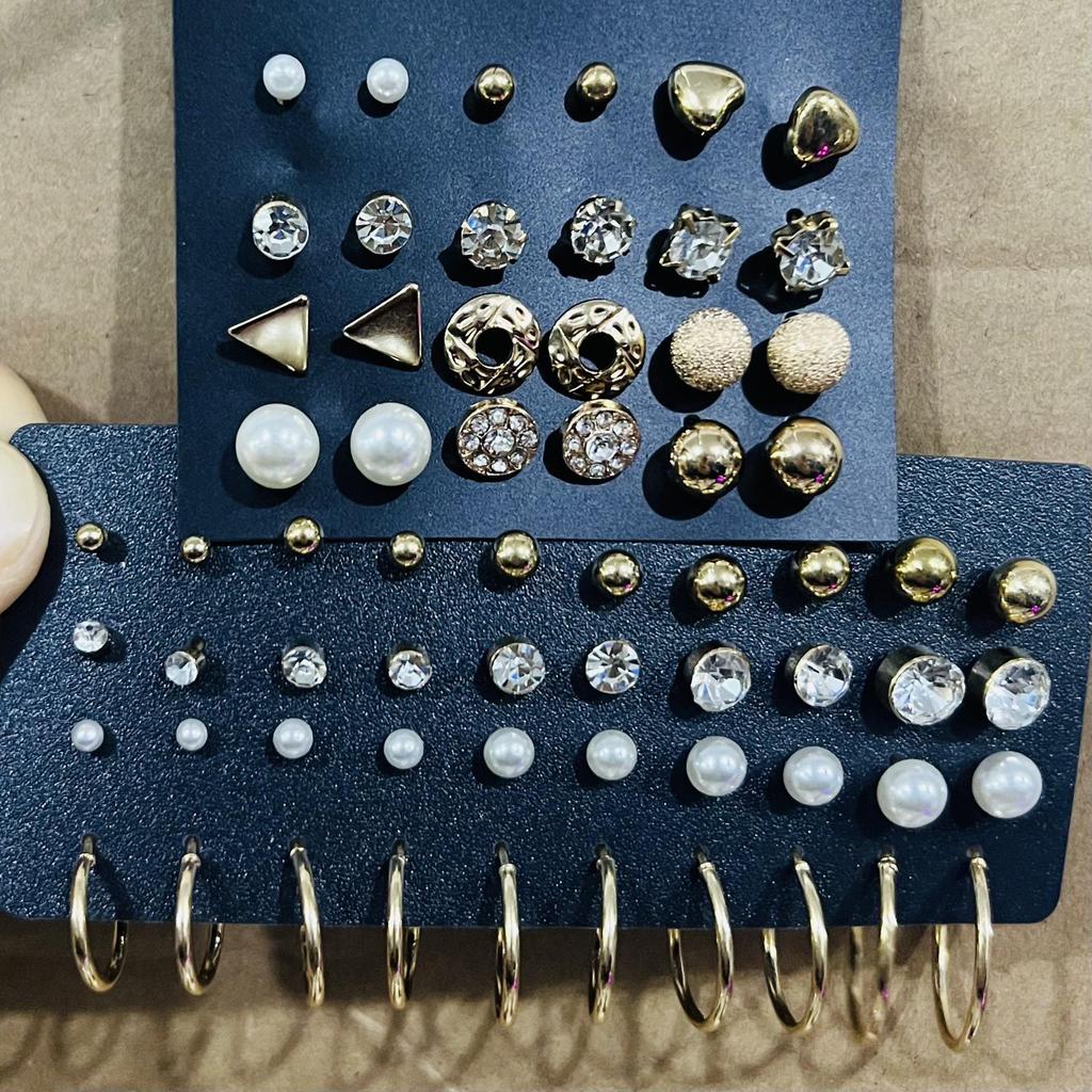 XP17 Perlenohrring-Set - Trendig und modisch