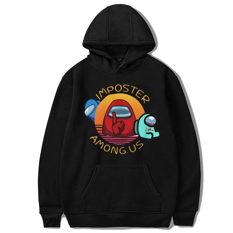 Game Imposter Casual Pullover Streetwear Sweatshirt Hoodies Tops Coat