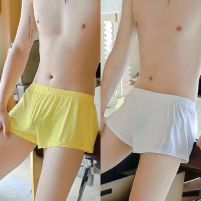 Ultra-Thin Sexy Men's Boxer Short Ice Silk Men Underwear Male Seamless Boxer Underwears Comfort Breathable Panties Plus Size