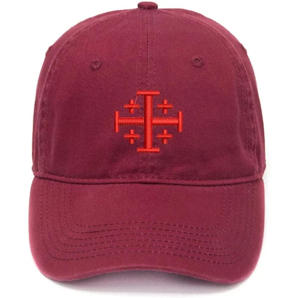 Lyprerazy Unisex s Baseball Cap Cross God Jesus Christian Embroidery Hat Cotton Embroidered Casual Baseball Caps
