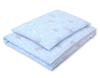 Double-sided 2-piece Cotton Children's Bedding Set - Blue/gray Bunnies