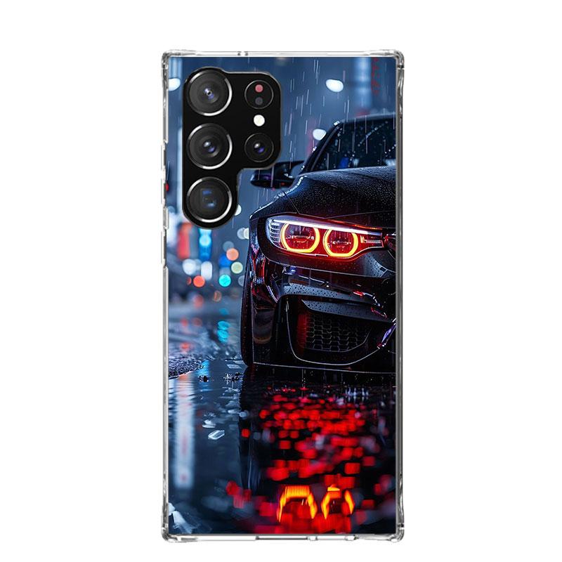 Black White Sport for B-BMW Phone Case For Samsung Galaxy S26 Ultra S23 S24 S25 Edge S20 FE S21 S22 Plus Soft Print Shell Cover