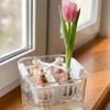 4-Hole Hydroponic Tulip Anti-Tip Stand Stabilize Keep Upright Tulip Bulb Support Holder Plastic Anti-Fall Plant Fixer Bracket
