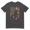 Bigfoot Sasquatch America Flag Patriotic Unisex Unisex Kids Tshirt