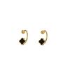 Compact U-shaped Titanium Ear Cuff: Stylish Four-Leaf Clover Screw-On Earrings with Anti-Loss Design