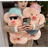 Plush Pig Hair Toy Cute Cartoon Animal Doll Kids Birthday Gift Room Decoration